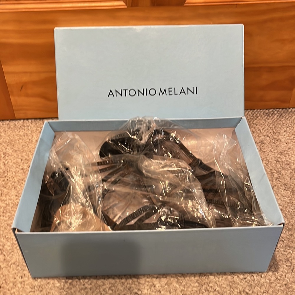 Antonio Melani Irina004 Black Suede Heels - Picture 11 of 11
